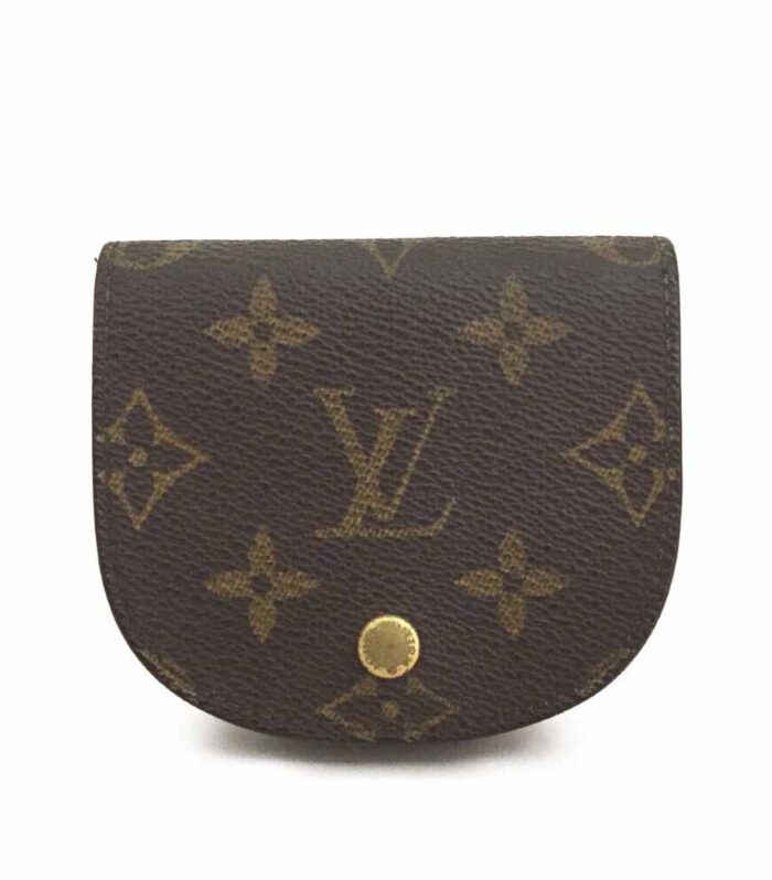 Louis Vuitton Monogram Porte Monnaie Gousset Coin Purse wallet