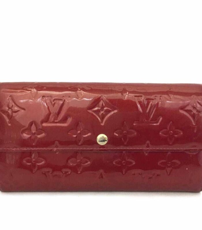 Louis Vuitton Monogram Vernis Porte Feuille Sarah Long Bifold Wallet