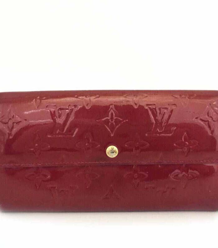Louis Vuitton Monogram Vernis Porte Feuille Sarah Long Bifold Wallet