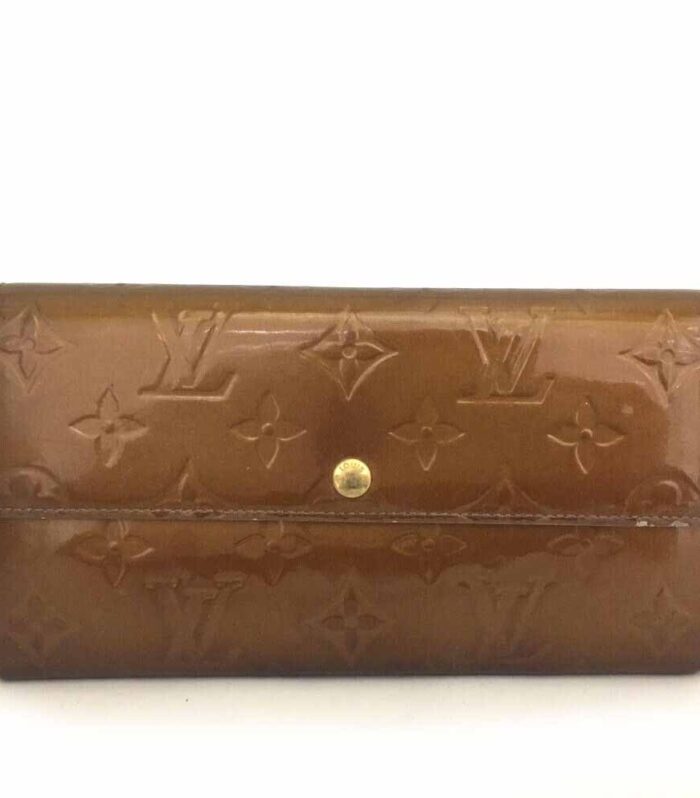 Louis Vuitton Monogram Vernis Porte Feuille Sarah Long Bifold Wallet