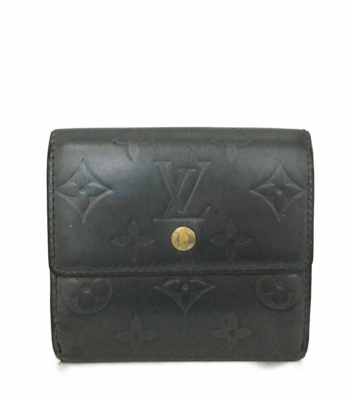 Louis Vuitton Monogram Mat Portefeiulle Elise Trifold Wallet