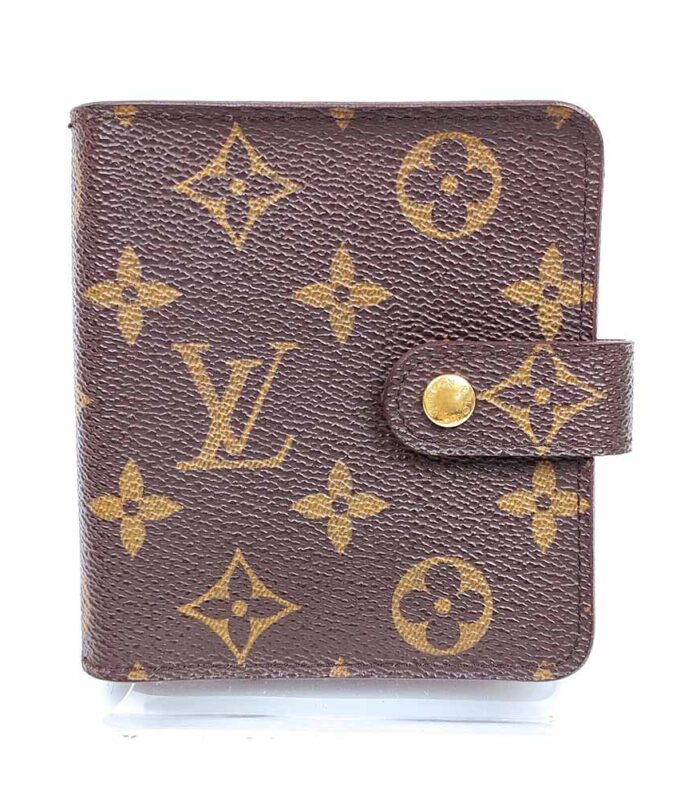 Louis Vuitton Wallet Compact Zip Brown Monogram
