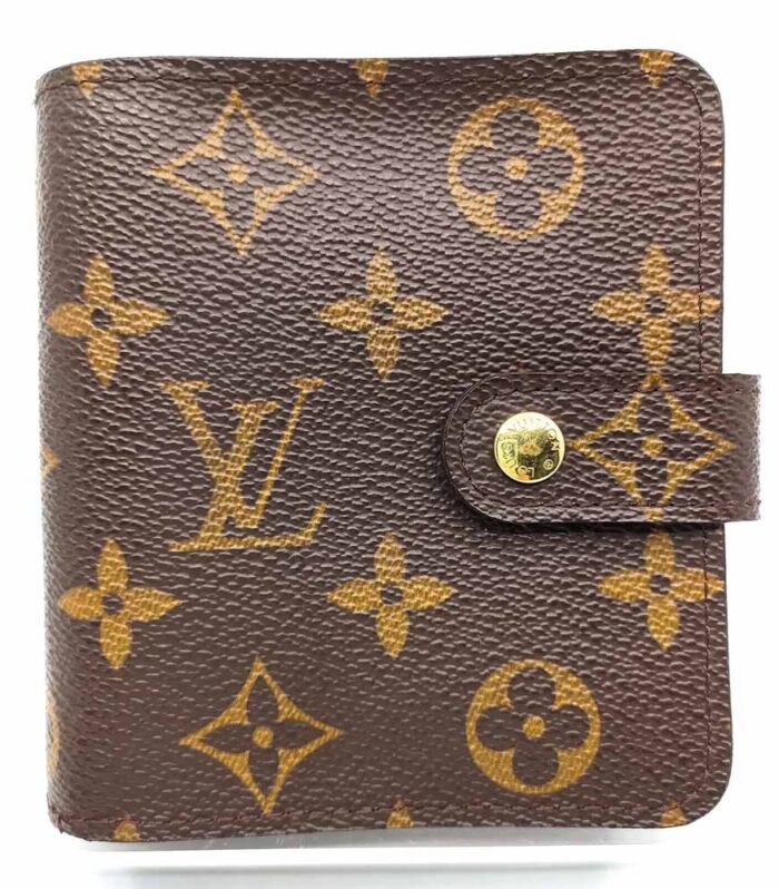 Louis Vuitton Wallet Compact Zip Brown Monogram